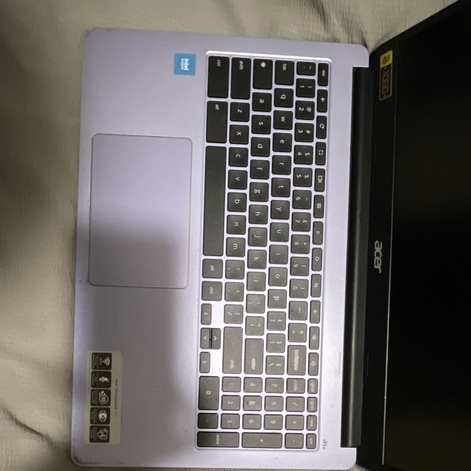 Acer Chromebook 15.6″ Intel Core i3 4GB 128GB SSD Chrome OS Silver