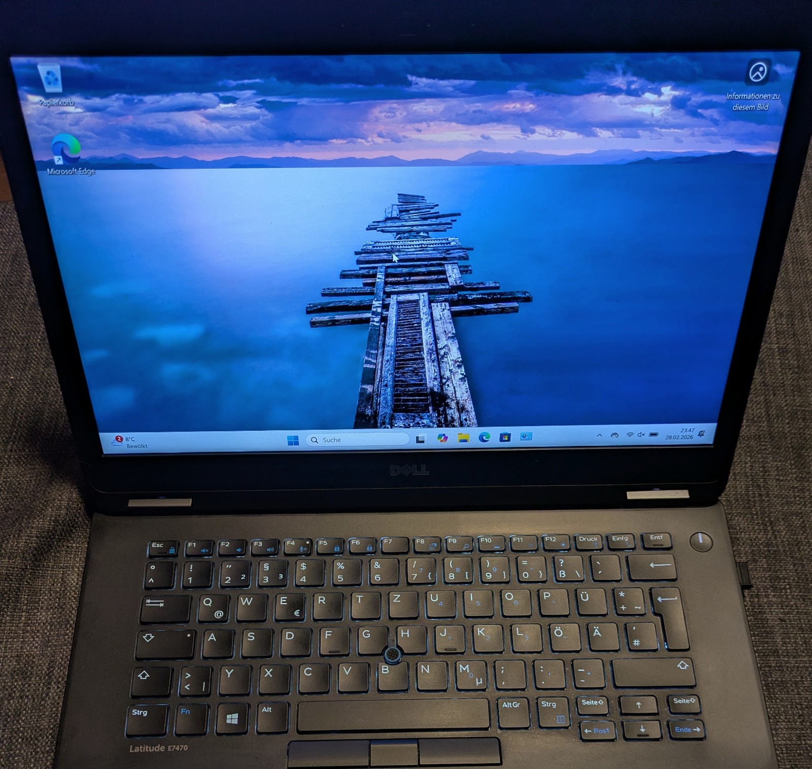Dell Latitude E7470 / 14″ HD / RAM 8GB / SSD128GB / i5-6300U
