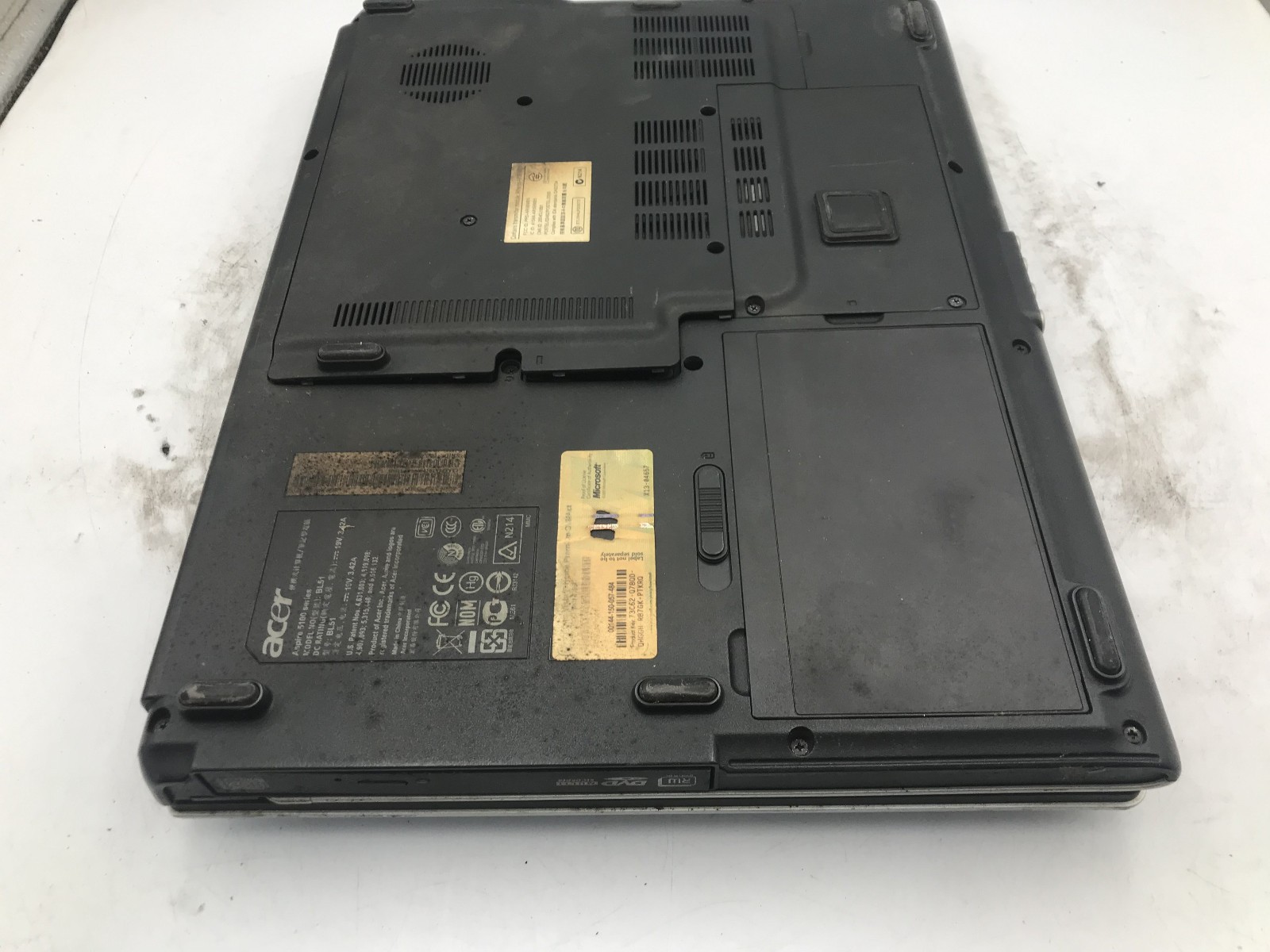 ACER ASPIRE 5100 3949 – BOOTS TO BIOS – AMD TURION 64 – 1GB RAM – RREAD DESC -BB