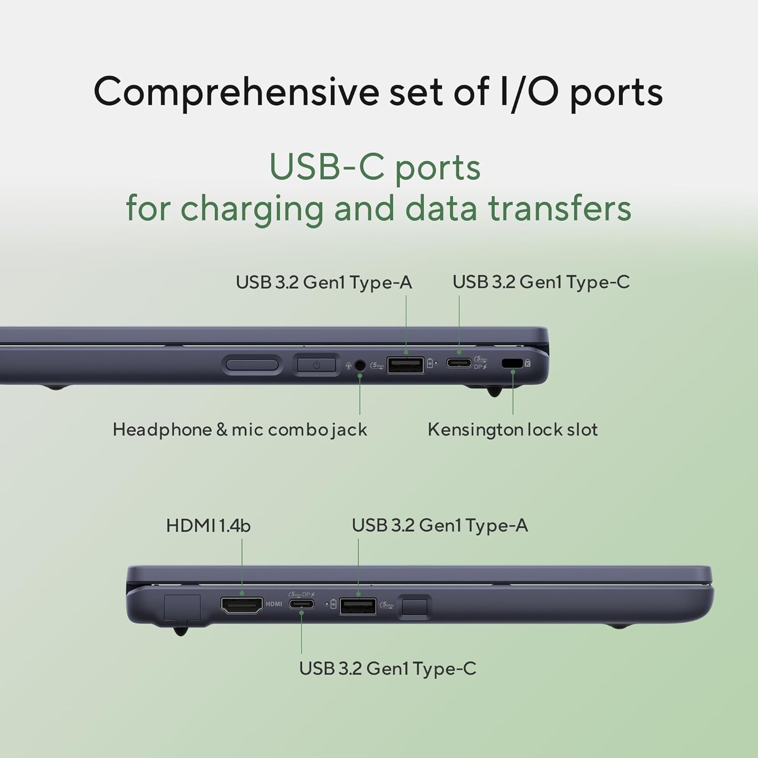 ASUS Chromebook CR11 Ruggedized Laptop, 11.6” Display, Intel Processor N100 Proc