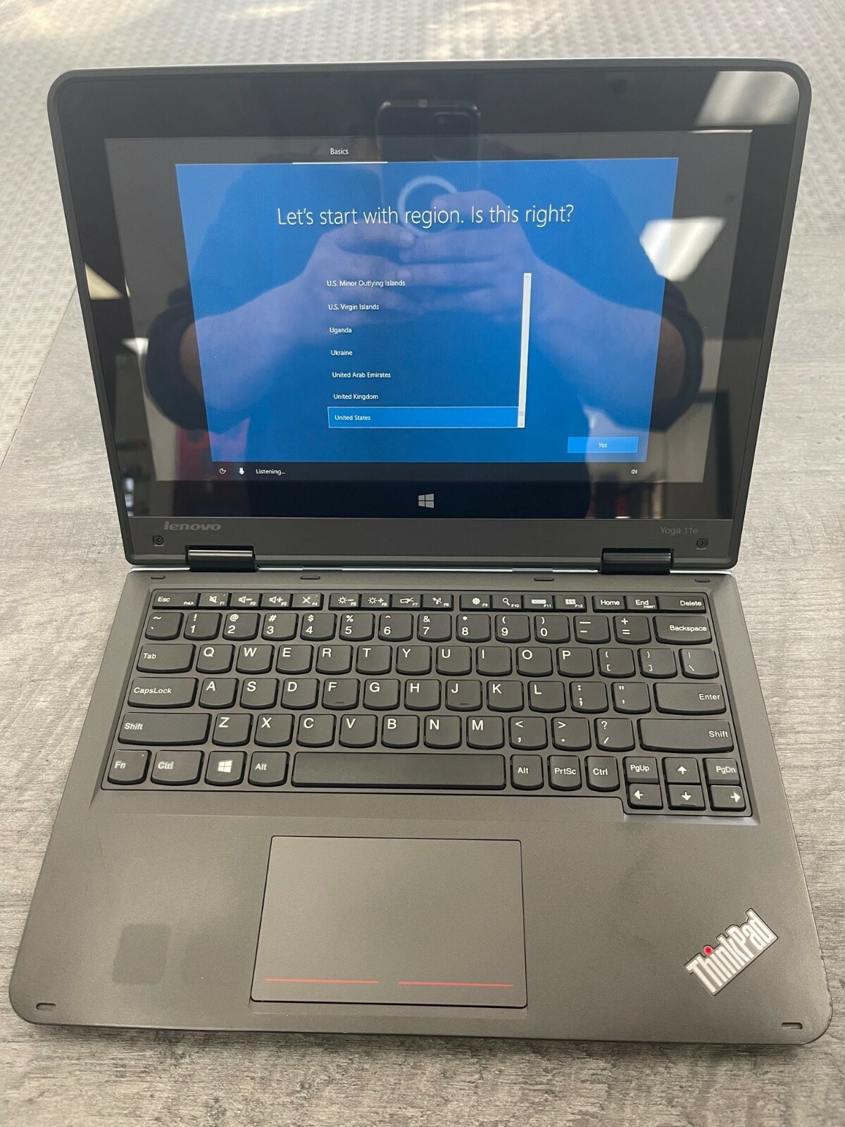 Lenovo Thinkpad Yoga Touchscreen Laptop Computer Windows 10 4GB 128GB SSD HDMI