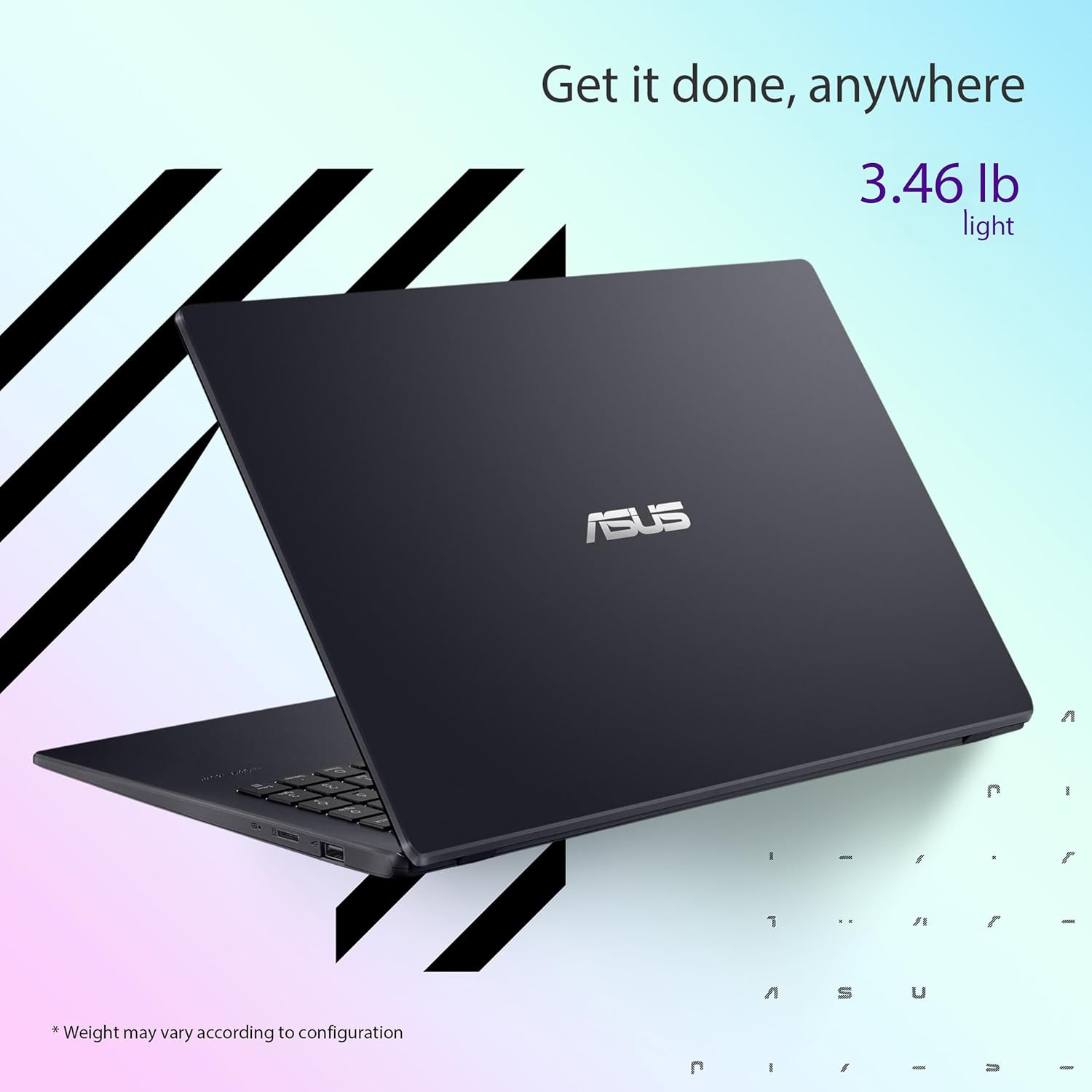 15.6” Vivobook Go Slim Laptop, Thin & Portable for Student Study, Intel Dual Cor