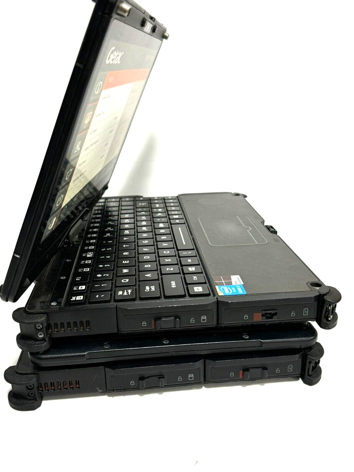 Lot of 2 Getac V110 i7-5500U 8GB Ram NO CADDY/NO SSD/NO Charger