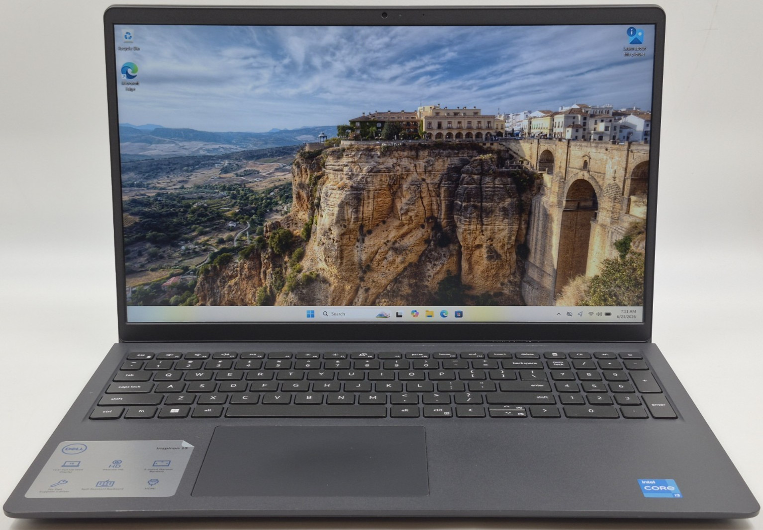 Dell Inspiron 15 3520 Laptop i3-1215U 1.20GHz 8GB RAM 256GB NVMe W11P