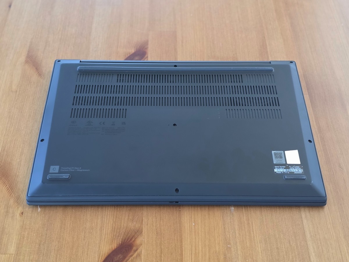 Lenovo ThinkPad P1 Gen 6 i7-13800H 16″ 3840×2400 4K OLED NVIDIA RTX 2000 Ada PS