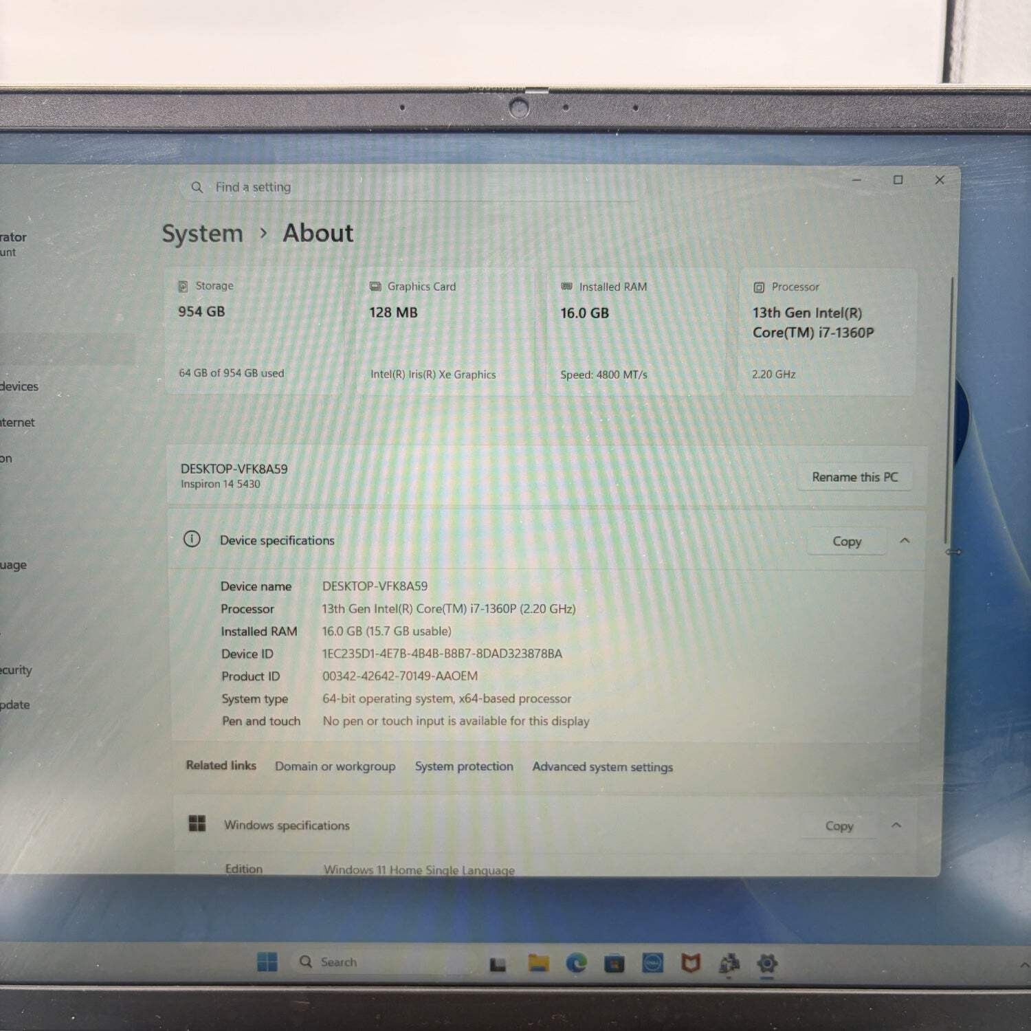Dell Inspiron 5430 14″ i7-1360P 2.2GHz 16GB RAM 1TB SSD