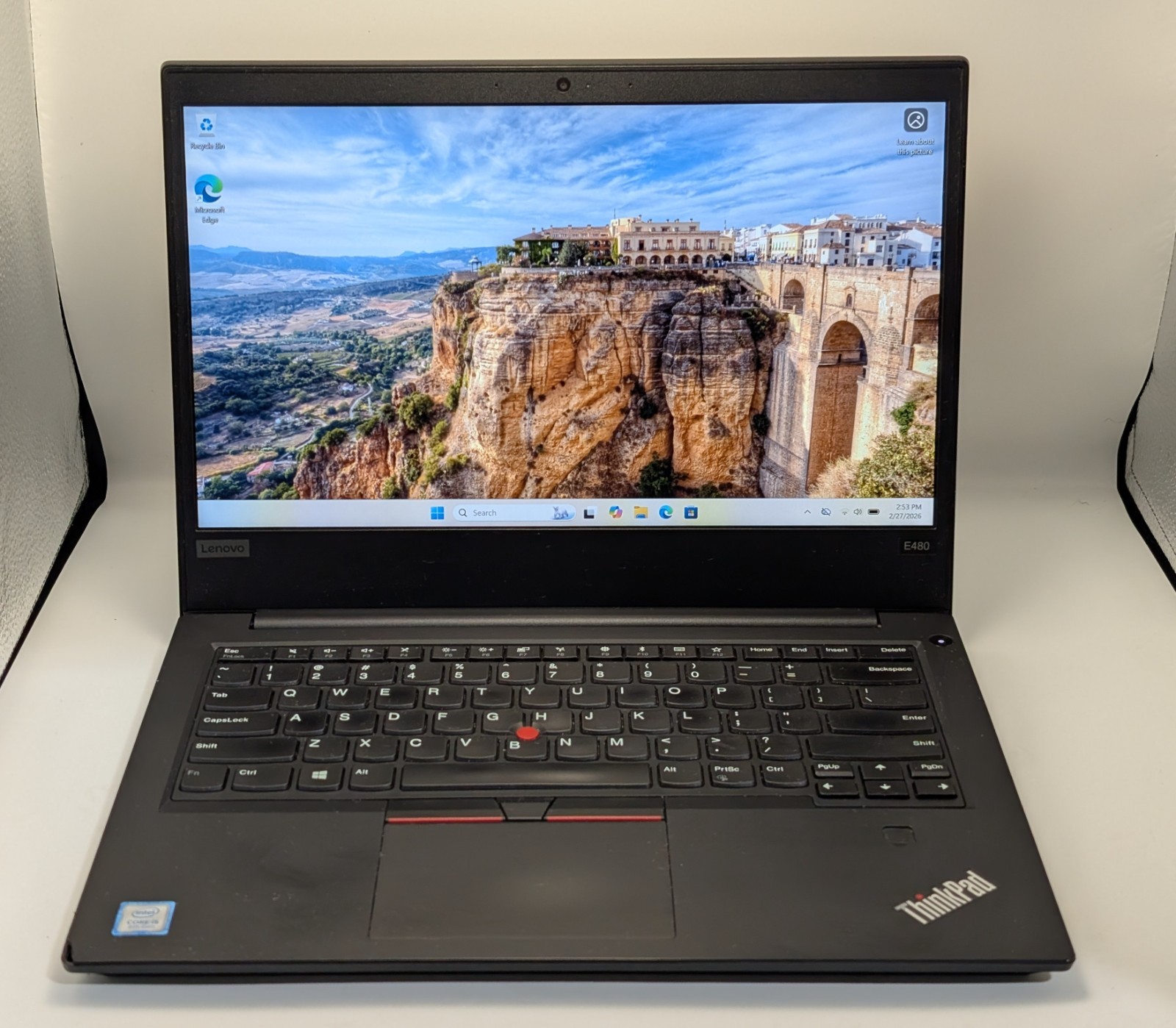 READ DESCRIPTION Lenovo ThinkPad E480 14″ i5-8250U 8GB RAM 240GB SSD Win 11 Pro