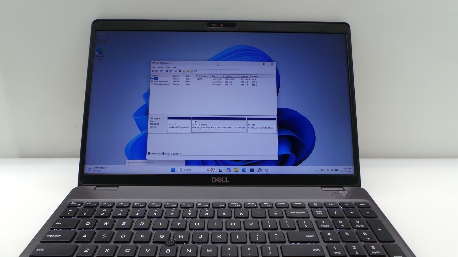 Dell Latitude 5501 | 15.6″ | i7-9850H 2.60GHz | 16GB RAM 256GB NVMe | WIN 11 PRO