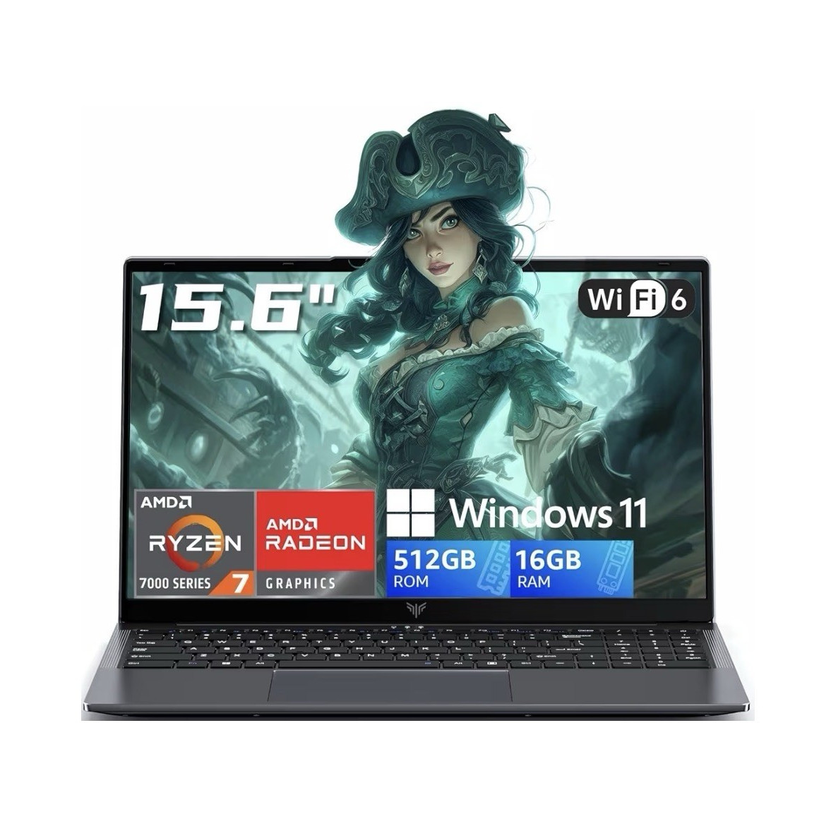 LX15PRO 15.6″ Laptop AMD Ryzen 7 5700U 16GB RAM 512GB SSD Windows 11