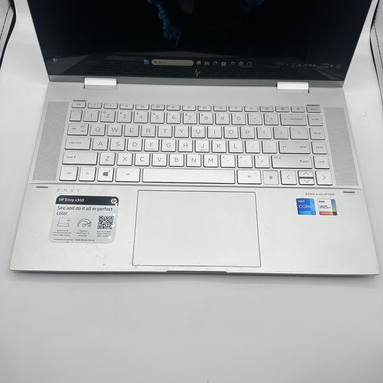 HP ENVY x360 15m-es1013dx i5-1155G7 8GB RAM Works Read