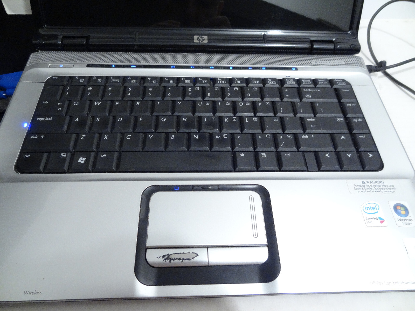HP Pavilion dv6000 15″Laptop T5500 3GB Ram 500GB HDD Windows 7 Pro FOR REPAIR