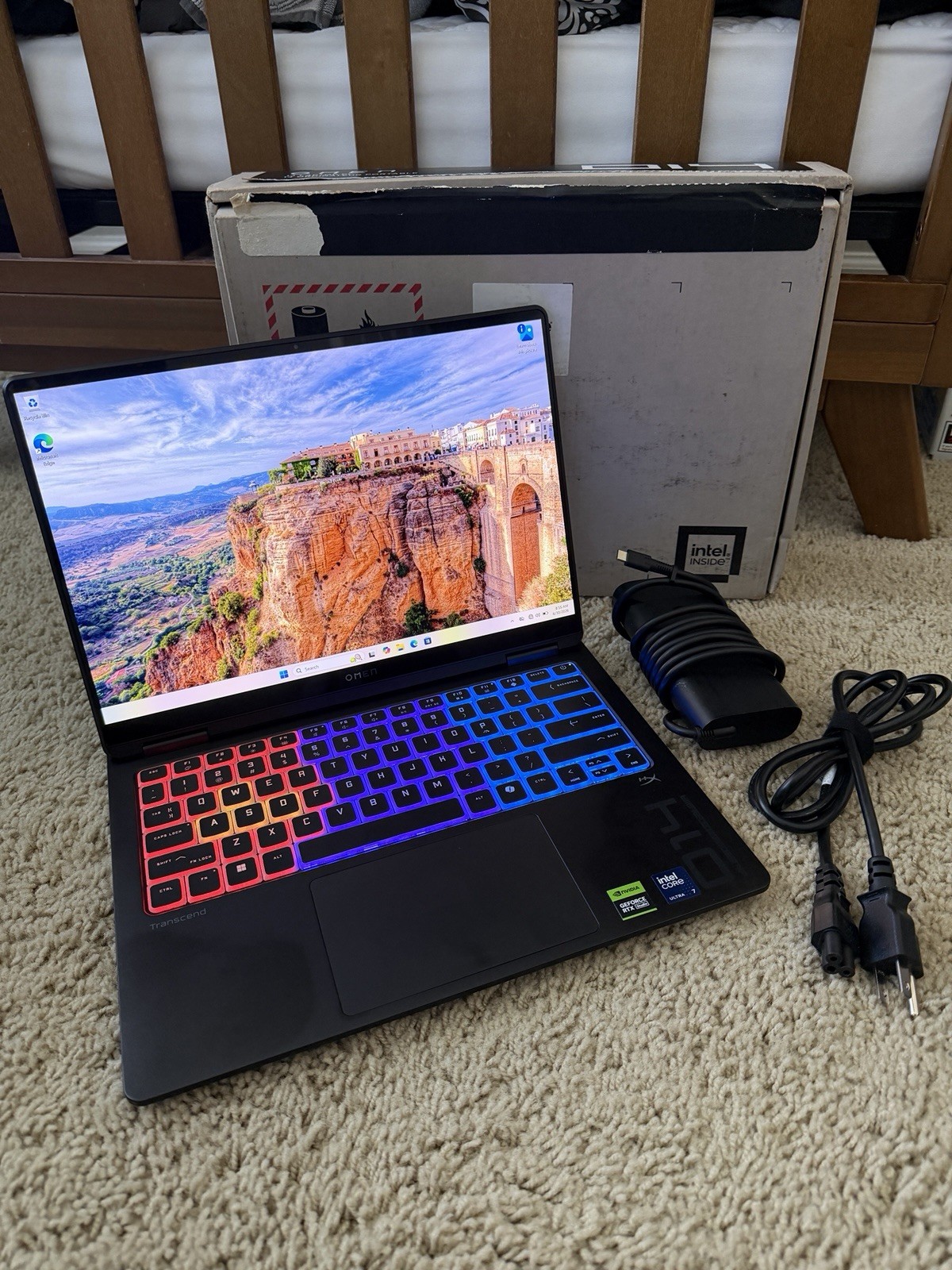 HP OMEN Transcend 14-fb1013dx 14in 3K OLED Ultra 7 32GB 2TB RTX 5060