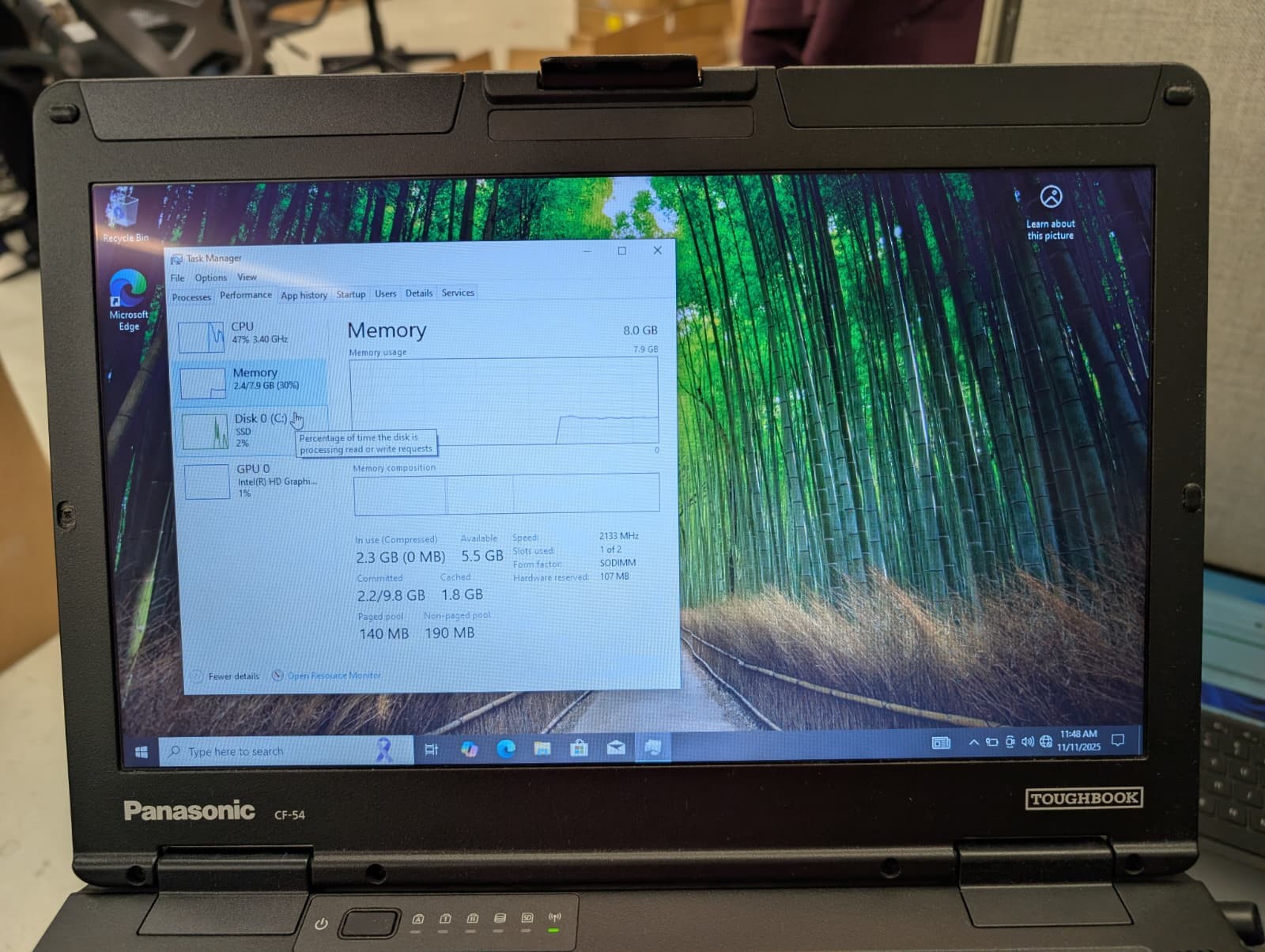 Lot Of 2 Toughbook Panasonic CF-54 MK3 Core i5-7300U 8Gb 512GB SSD Win10 Pro-3