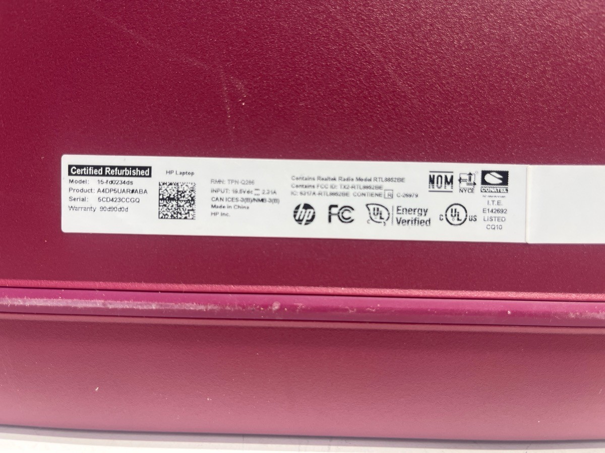 HEWLETT PACKARD 15-FD0234DS (P11034810)