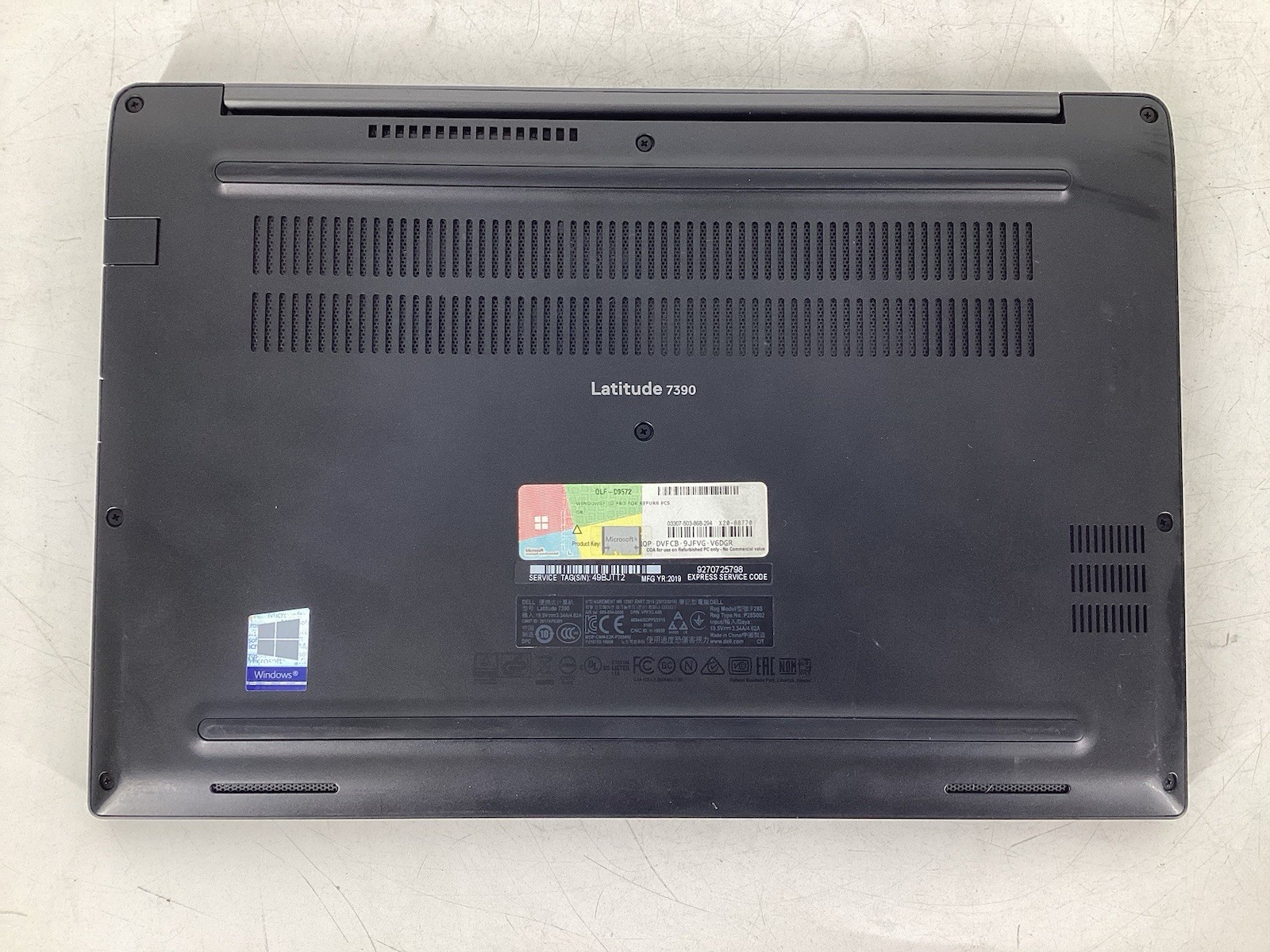Dell Latitude 7390 13.3″ Touchscreen i5-8350U 8GB No SSD No OS *Bad Keyboard