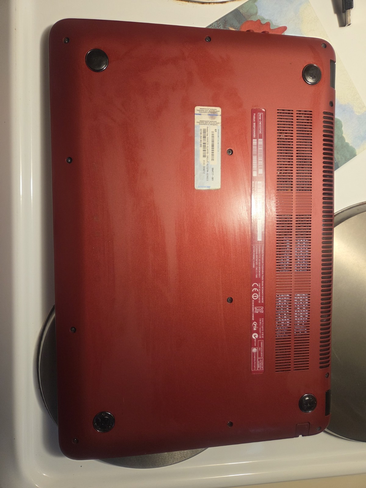 HP Envy 6-1014nr AMD A6-4455M 16GB RAM 512GB SSD 15.6″ Radeon HD 7500G Black/Red