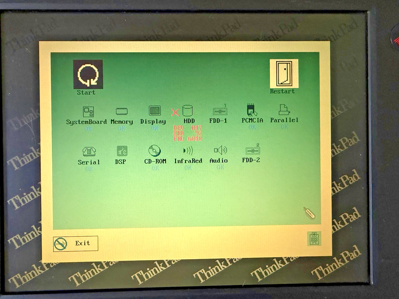 Vtg IBM Thinkpad Laptop Model 365XD w orig Charger & 3.5″ drive, needs HDD