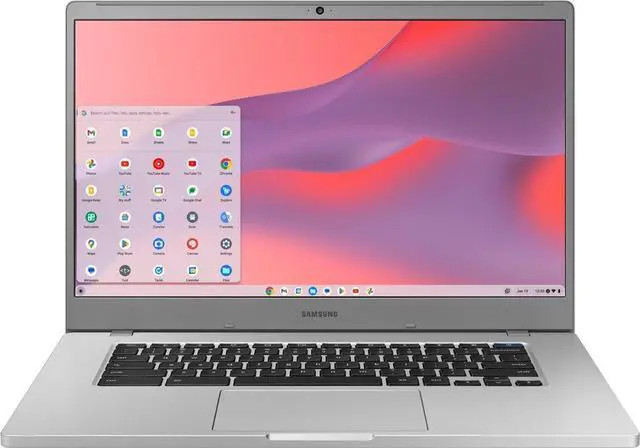 Samsung 15.6 in Chromebook 4+ Intel Celeron 4GB RAM 64GB eMMC Platinum Titan