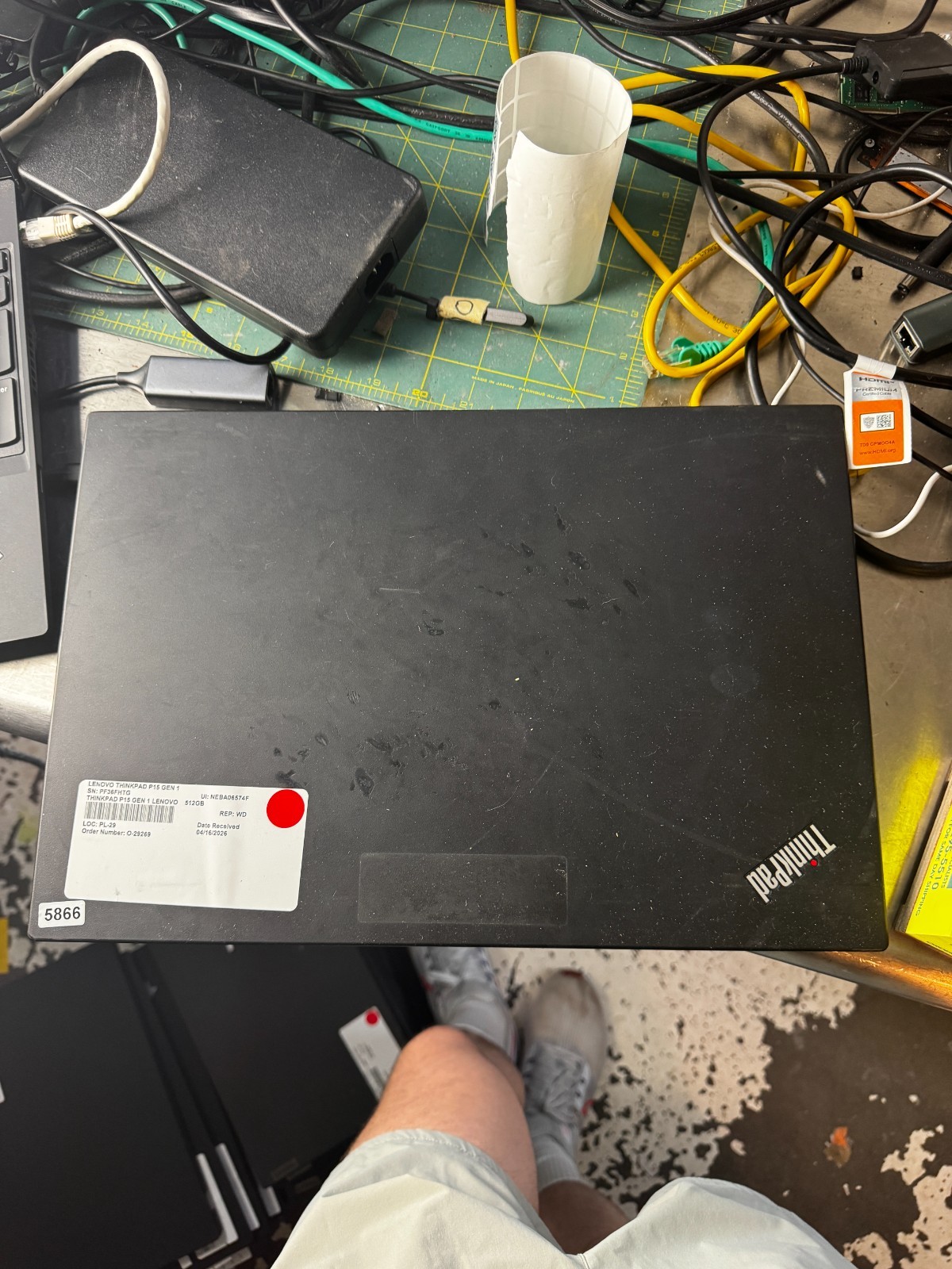 Lenovo ThinkPad P15s Gen 1 Core I7-10510 500GB SSD 16GB RAM 2GB GPU *READ #5866