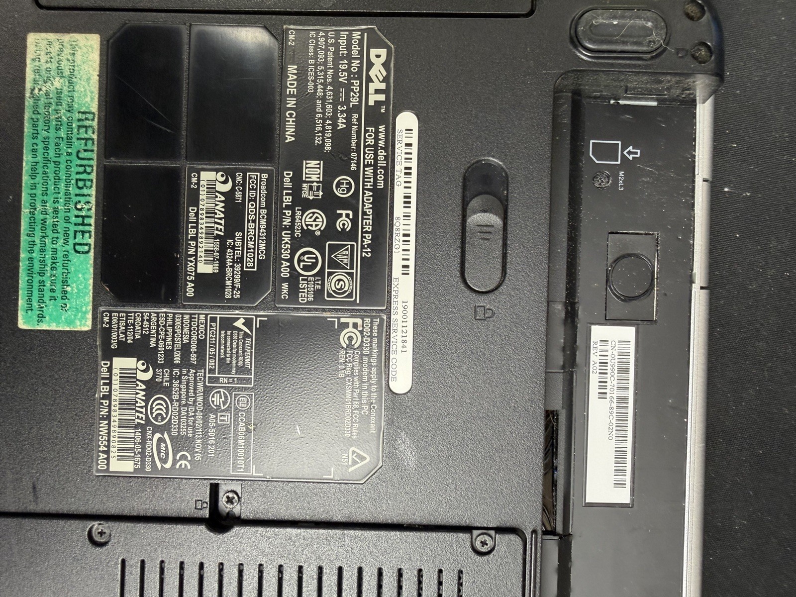 Dell Inspiron 1525 PP29L 15.4″ Laptop Intel Notebook With Parts Only, Jb698