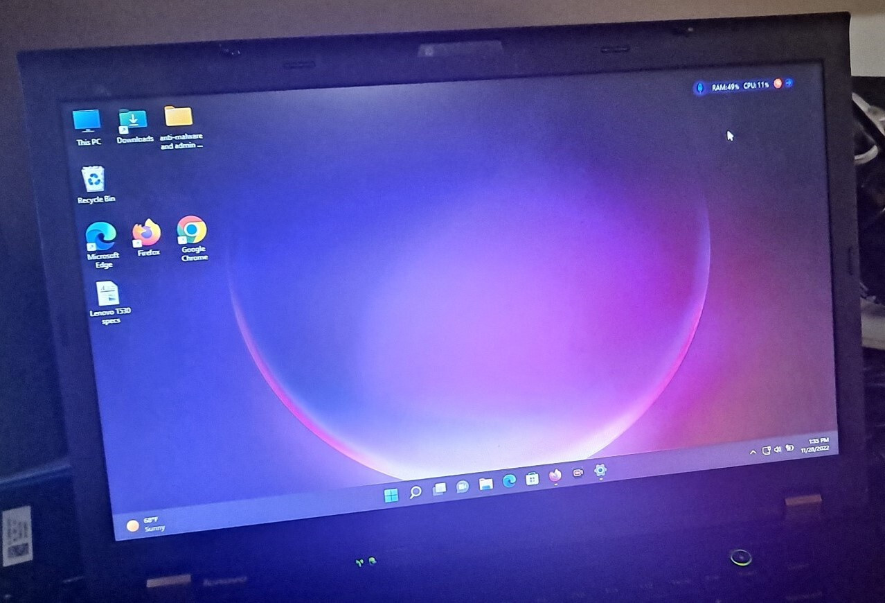 Lenovo Thinkpad T530 15.6” laptop i5-3230M @2.6 gHz 500gb HDD, 12gb of memory