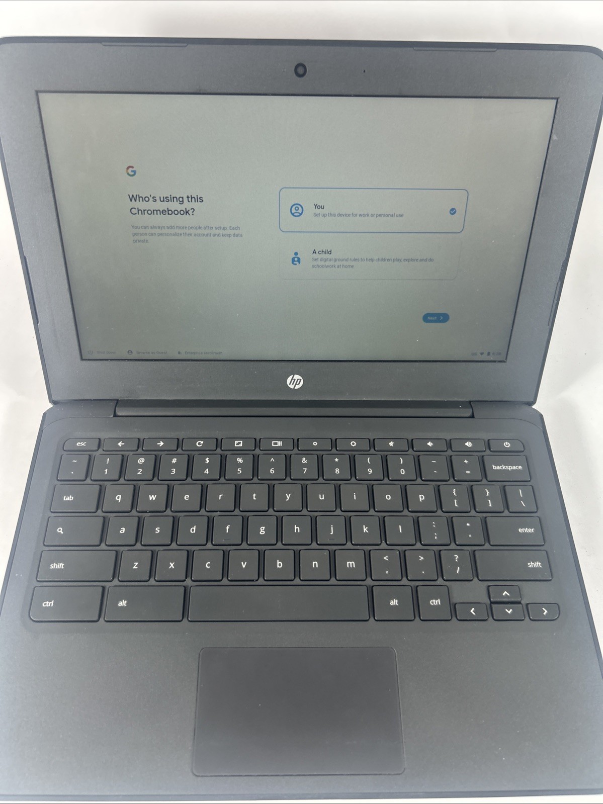 HP 11 G6 EE Chromebook Intel Celeron 4GB RAM Chrome OS Laptop Grade B