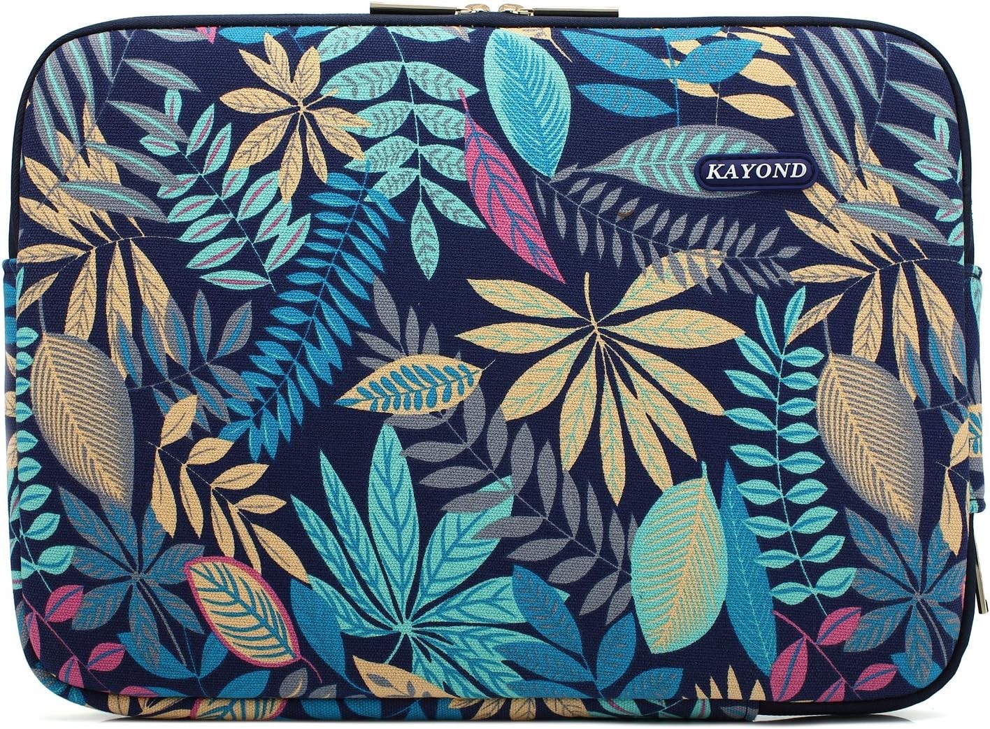 Canvas Water-Resistant 15.6-17 Inch Laptop Sleeve Case Bag, 17 Inches, Forest Se