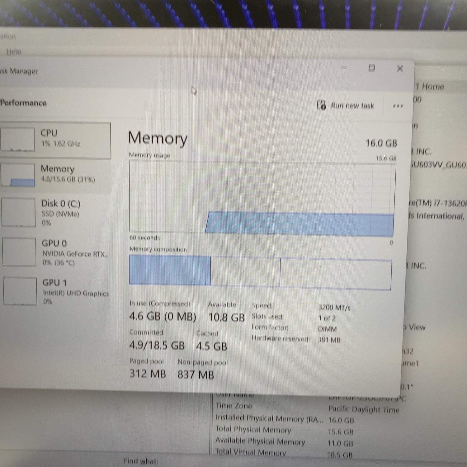 Asus ROG Zephyrus G16 GU603 16″ i7-13620H 2.4GHz 16GB RAM 512GB SSD RTX 4060