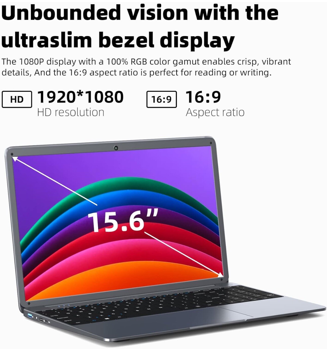 Laptop Computer, 15.6 Inch Laptops