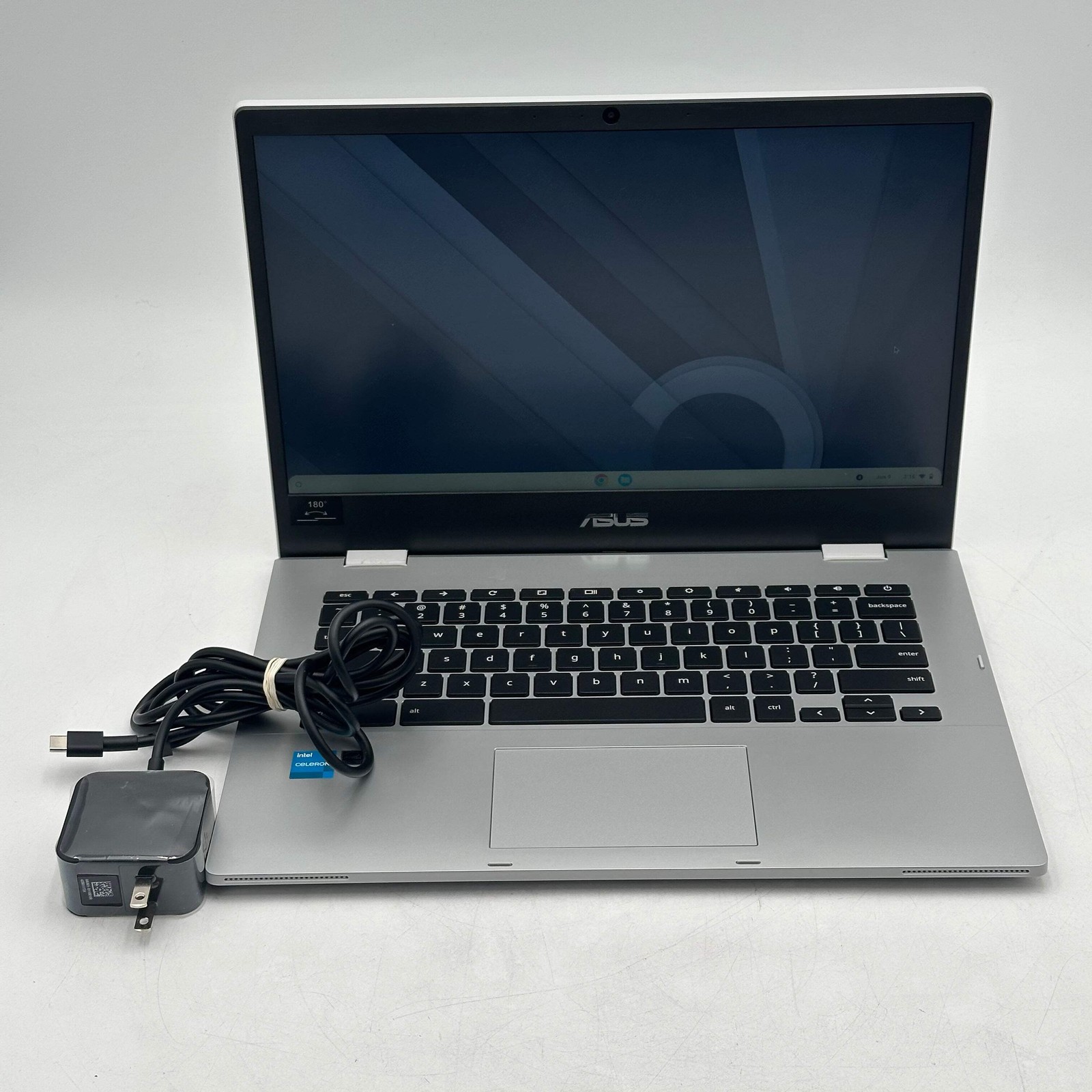 Asus Chromebook CX1400CK 14-inch Silver Intel Celeron N4500 4GB 64GB