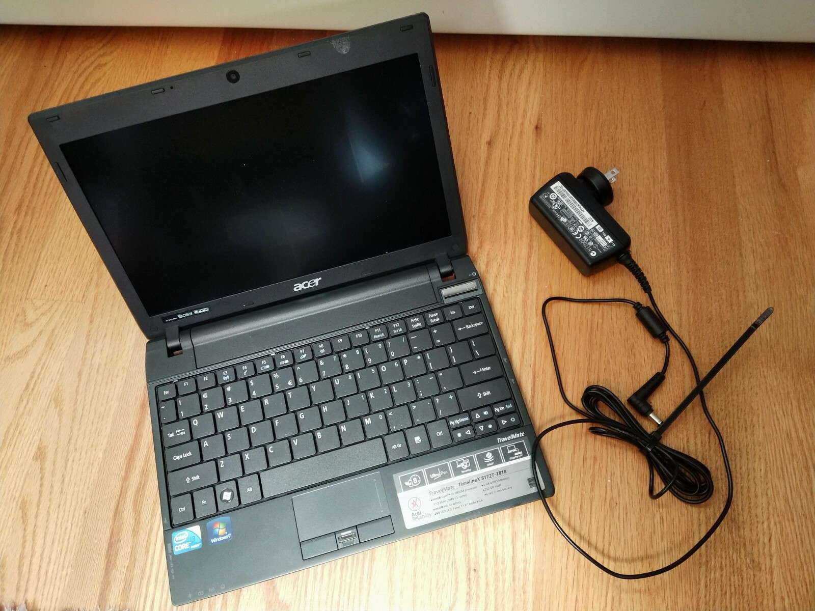 Acer TravelMate 8172 Laptop – Lightly used but WORKING for online classwork!
