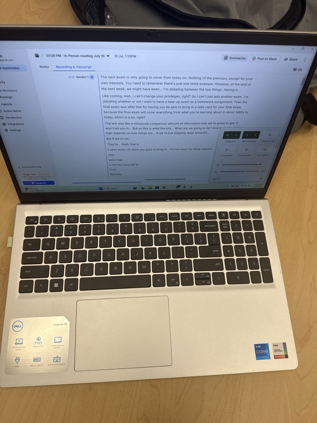 Dell Inspiron 15.6″ (512GB SSD, Intel Core i7-1355U, 5.00GHz, 16GB RAM) Laptop
