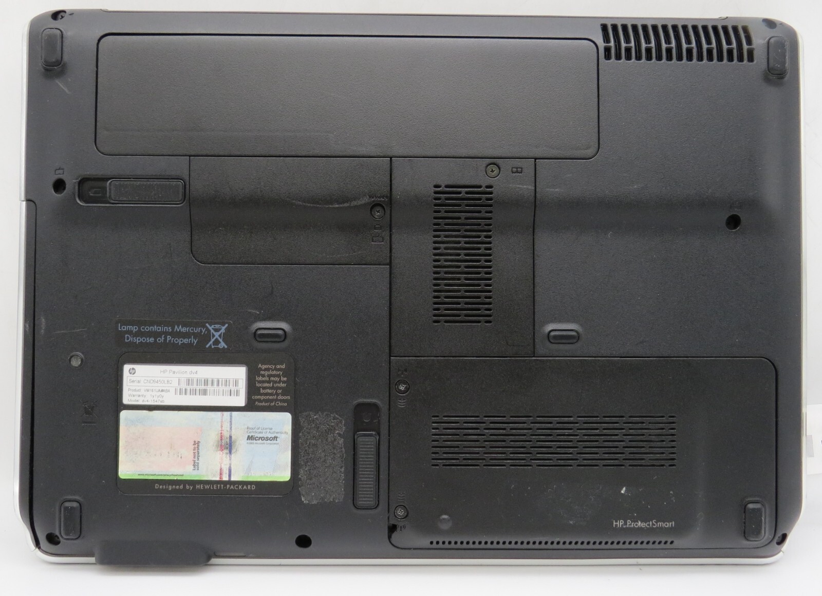 HP Pavilion dv4-14″-2 DUO-T6600@2.20GHz-4GB DDR3 RAM- NO STRG/NO OS *READ*