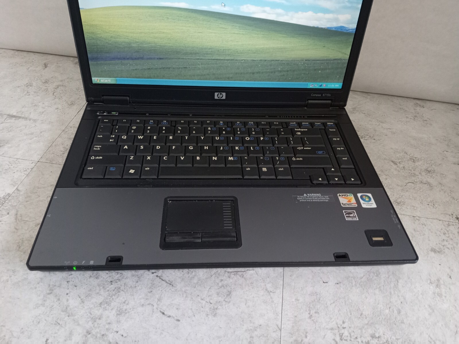 HP Compaq 6715b 15.4″ Laptop AMD Turion X2 2GB RAM 250GB HDD Windows XP -RR