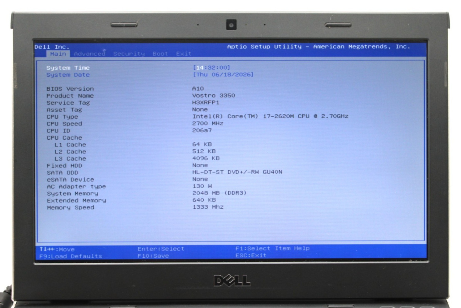 Dell Vostro 3350 i7-980X@3.30GHz 6GB DDR3 NO STORAGE OR OS *USED/TESTED*