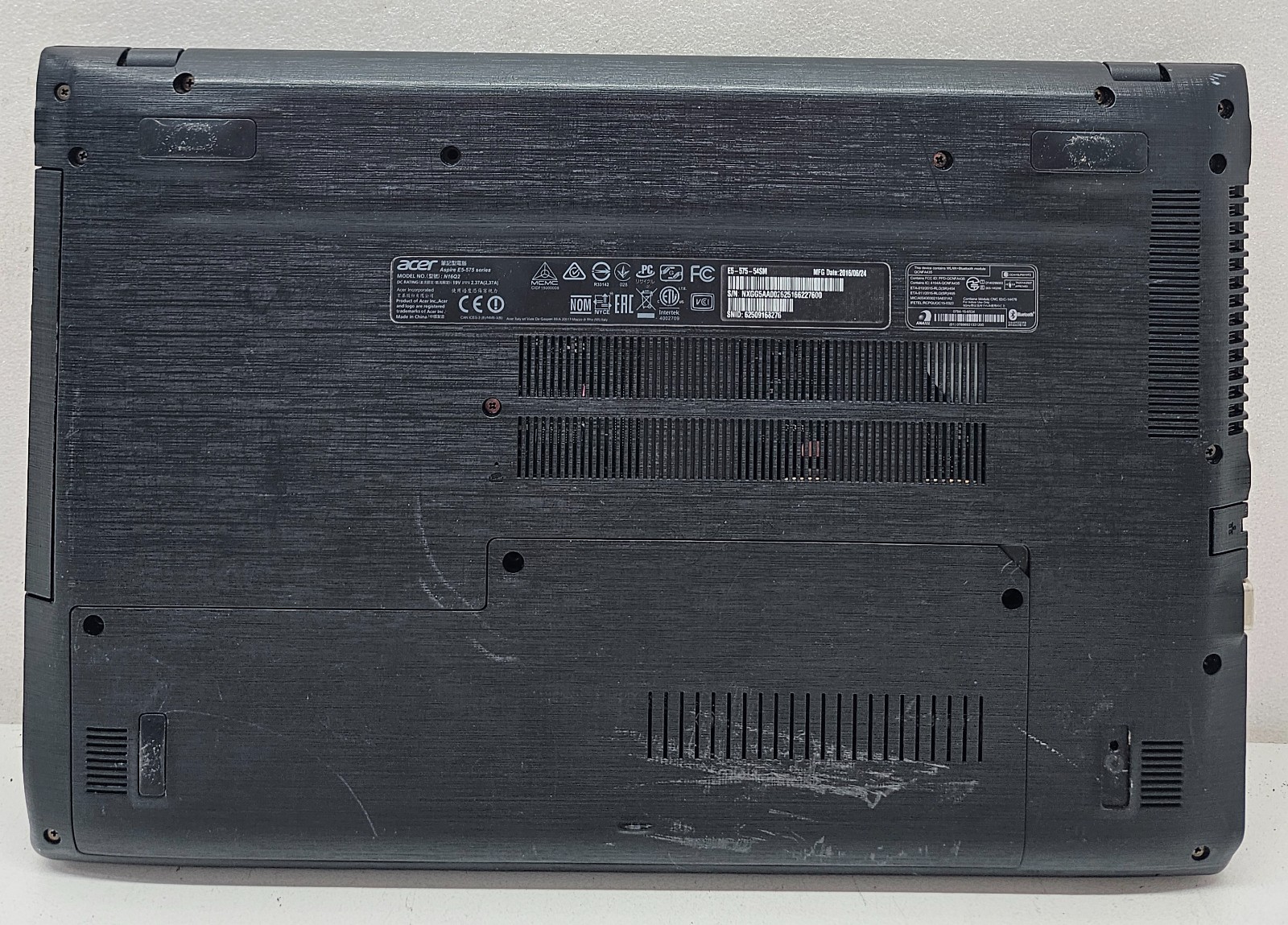 Acer Aspire E 15 E5-575-545M Laptop Intel Core i5-6200U No RAM/HD/OS/POWER (FL)