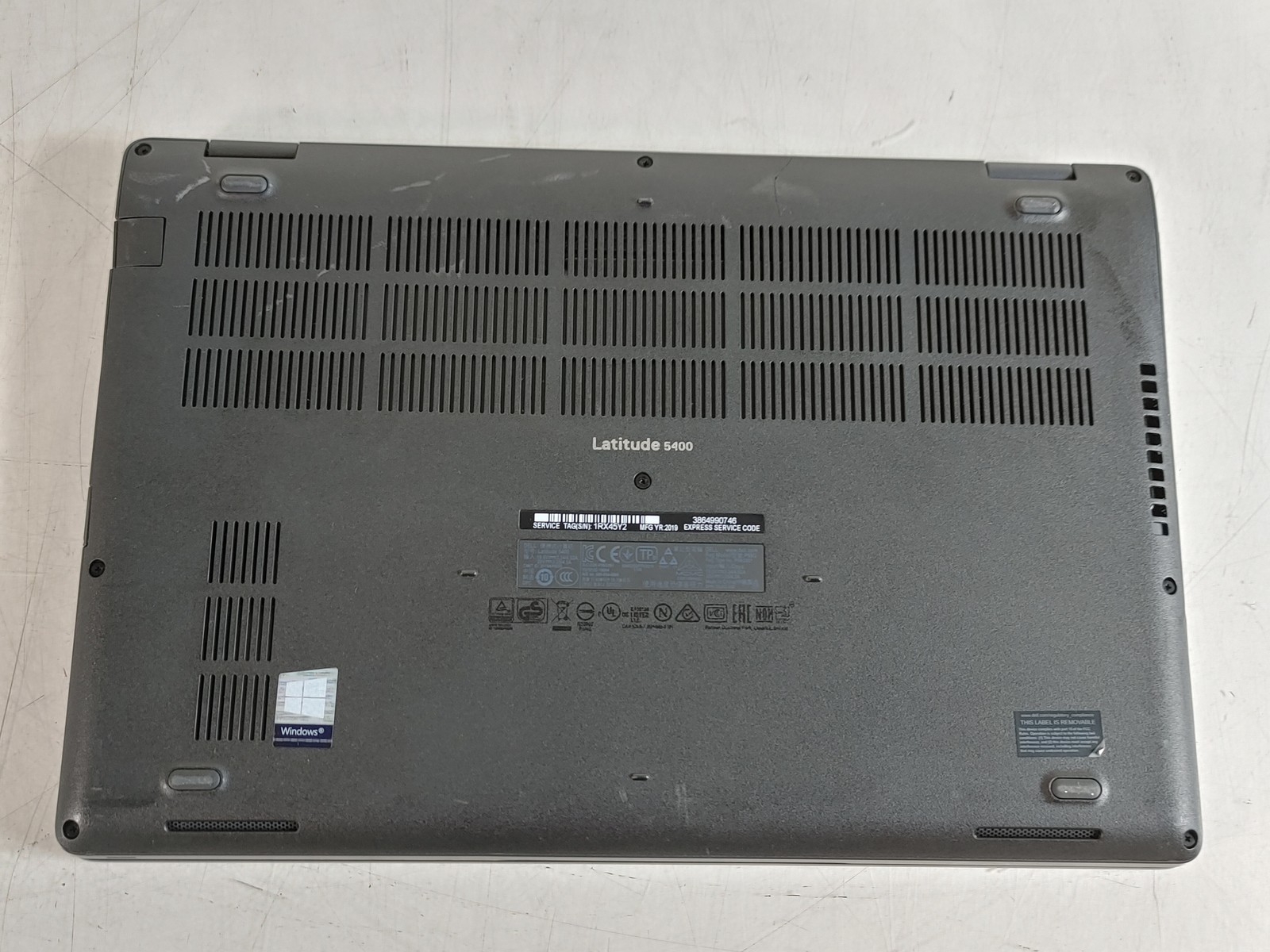 Dell Latitude 5400 Core i5-8265U 1.60 GHz 16 GB DDR4 No HDD