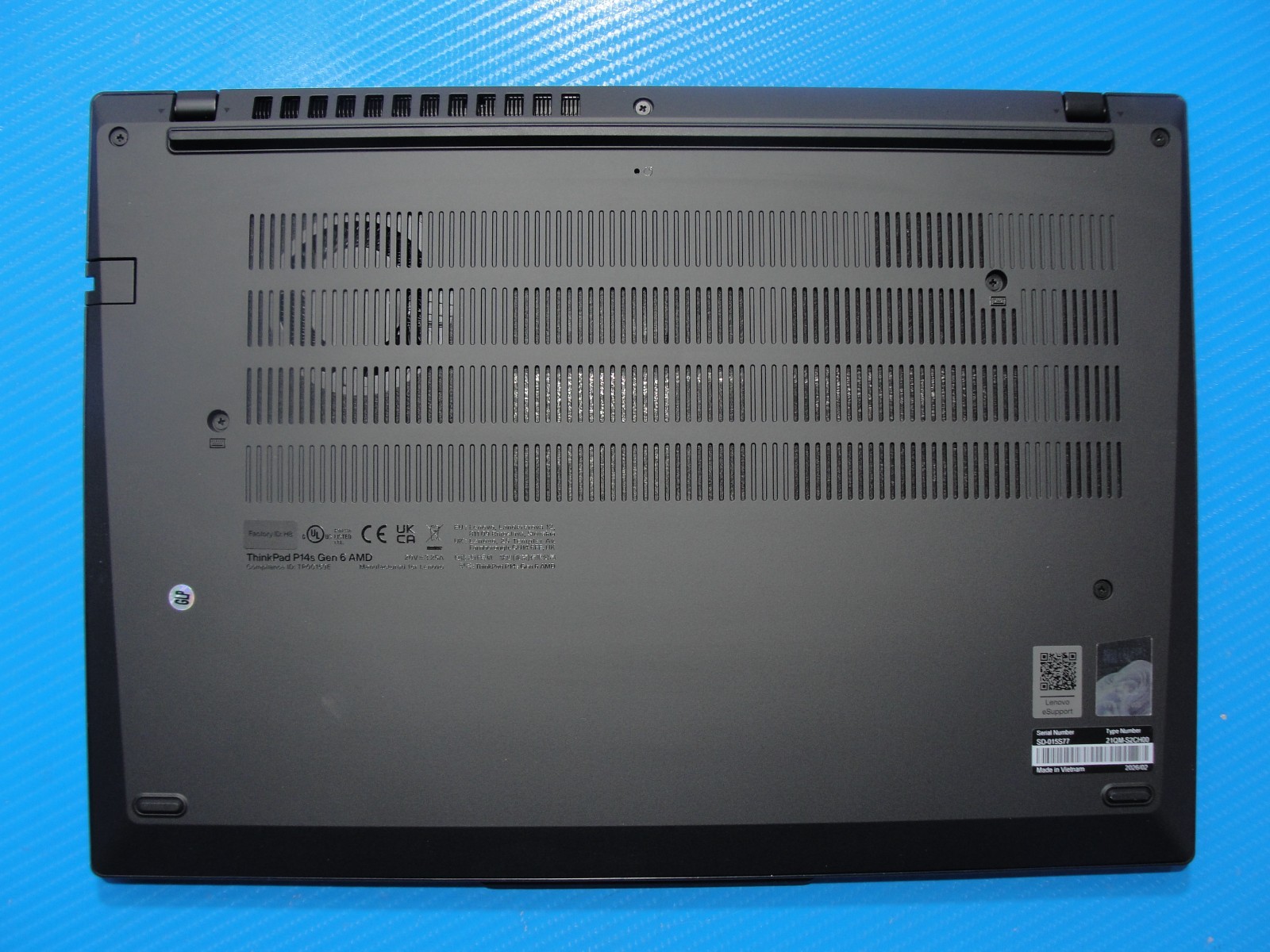 NEW Lenovo ThinkPad P14s Gen 6 AMD 14″WUXGA Ryz AI 5 PRO 340 16GB RAM 512GB SSD