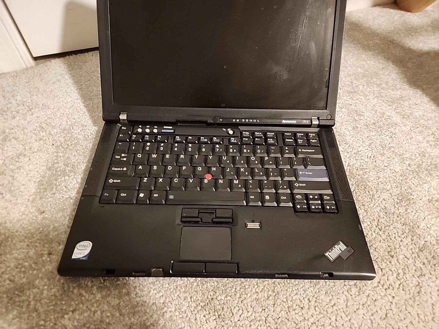 Lenovo ThinkPad Z61T Core2Duo Laptop 13.3″ Untested For Parts/Repair