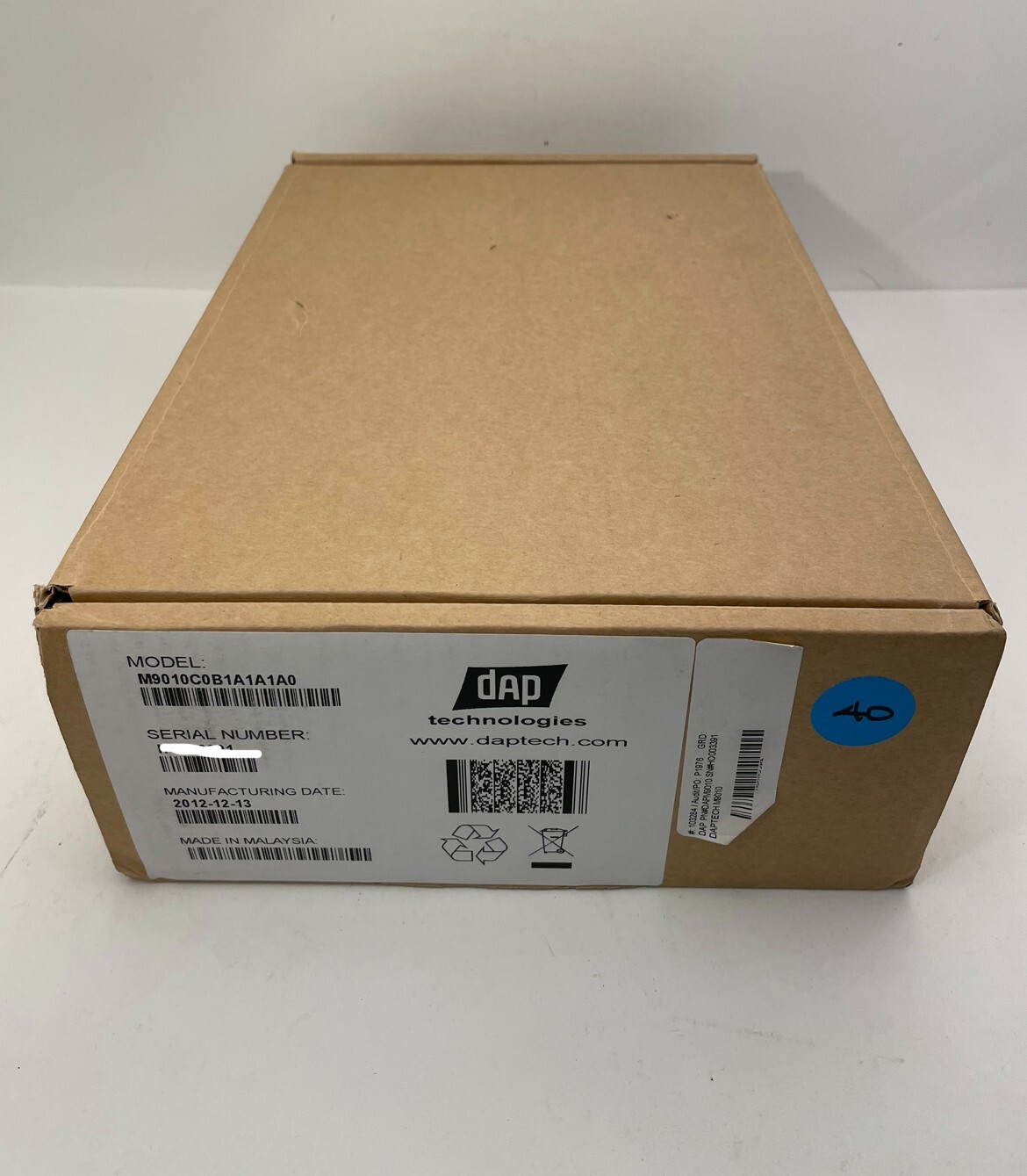 DAP Technologies M9010 Rugged 7′ Tablet Computer WM7 BT GPS M9010C0B1A1A1A0 NEW