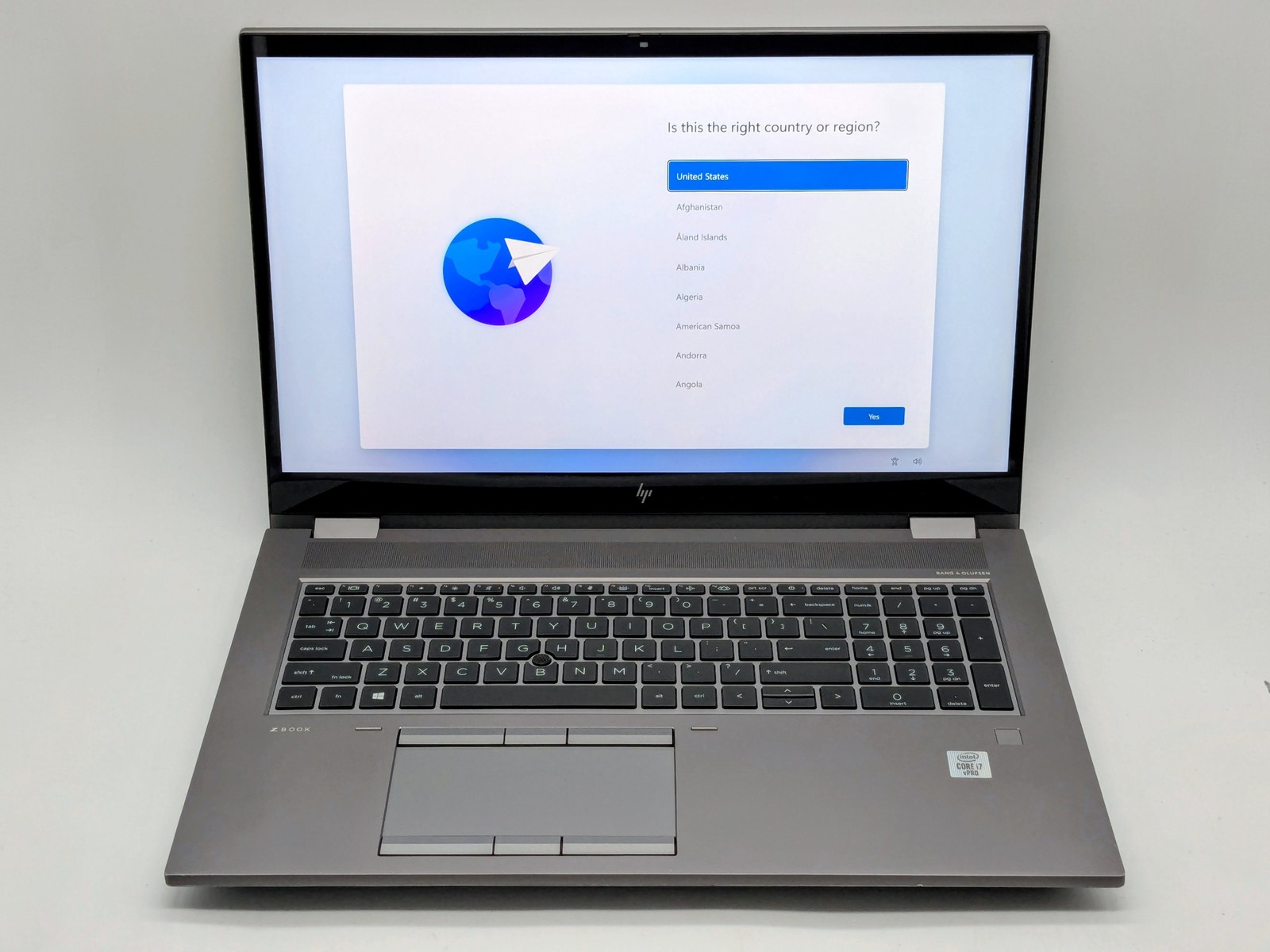 HP ZBook Fury 17 G7 17″ UHD 4K Touch I7-10850H 512GB SSD 16GB W11P Webcam FPR
