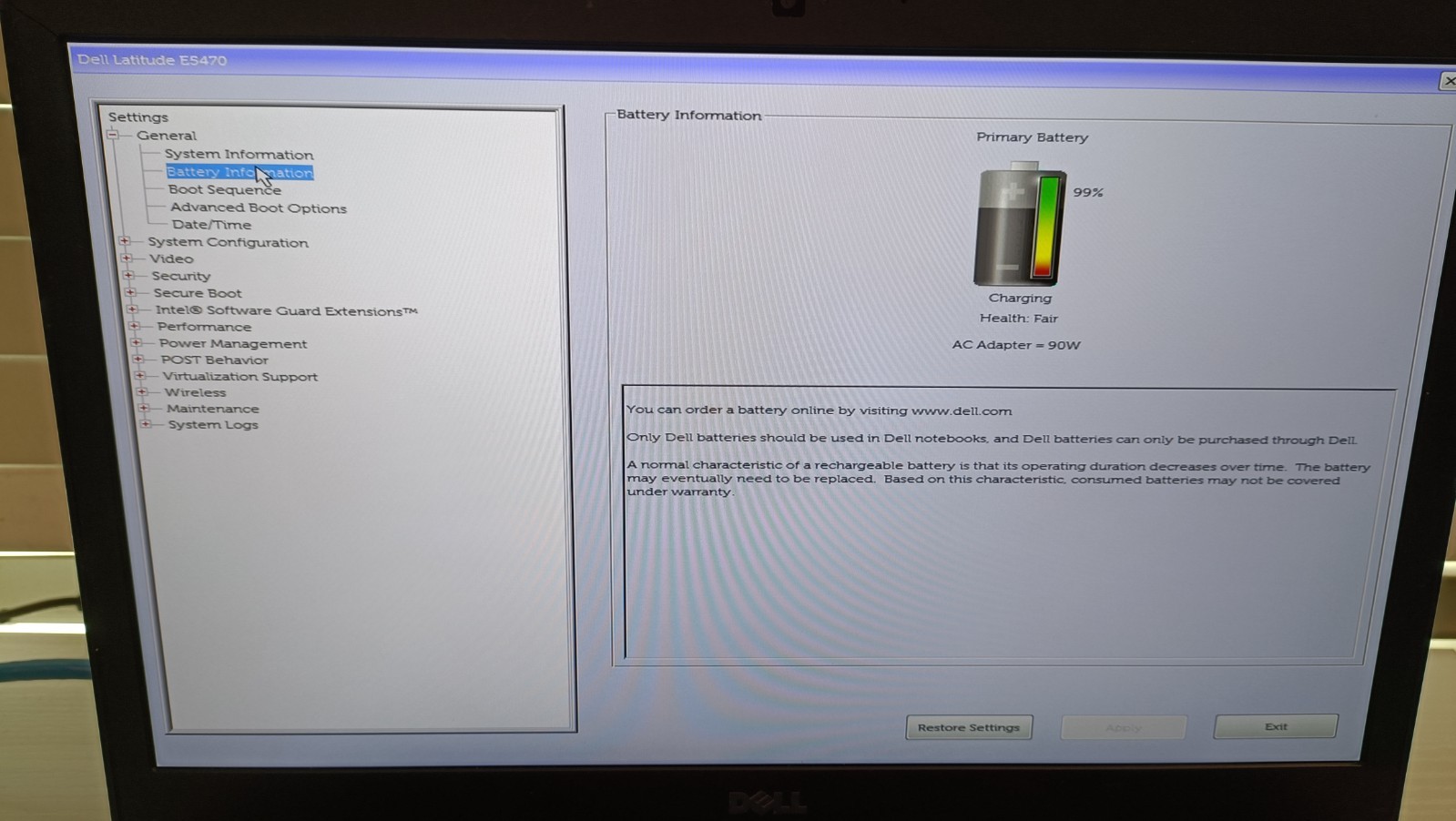 Dell Latitude E5470 i5-6440Q 8GB RAM Win 11 Pro No HDD, Wifi, or A/C *READ* Tstd