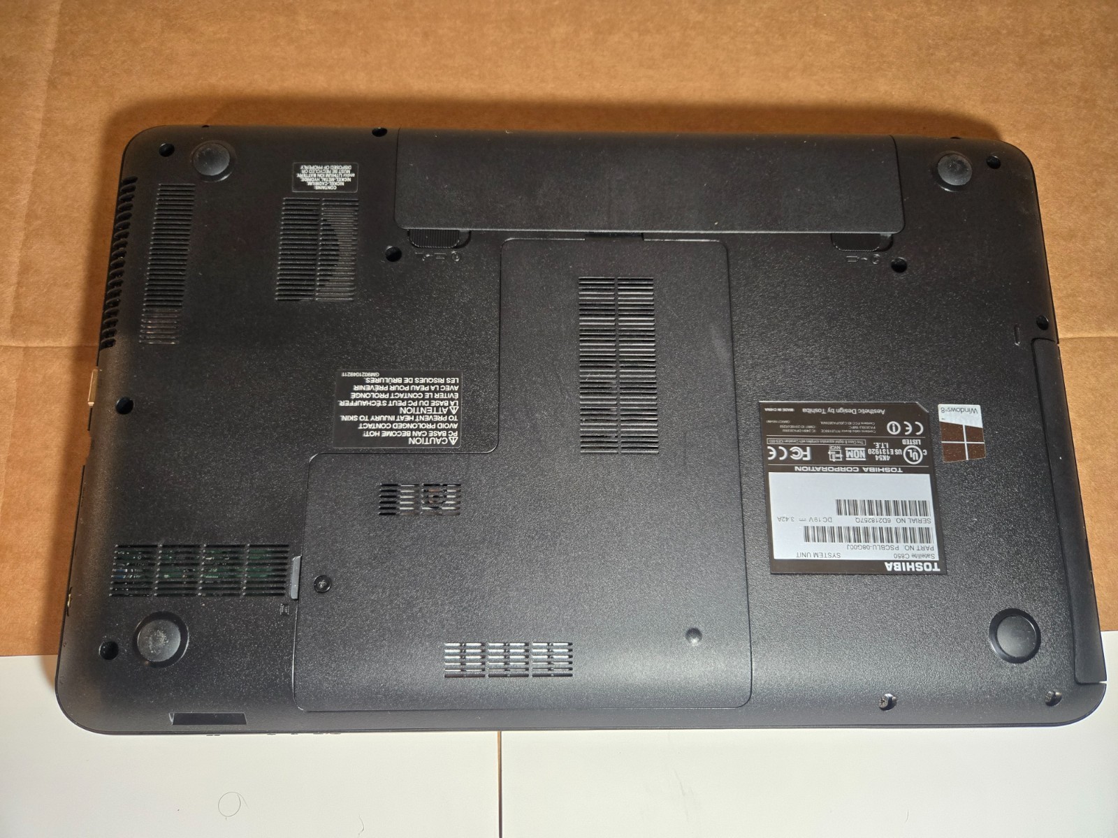 Toshiba Satellite C850- Intel 8GB DDR3 320Gb Laptop Computer