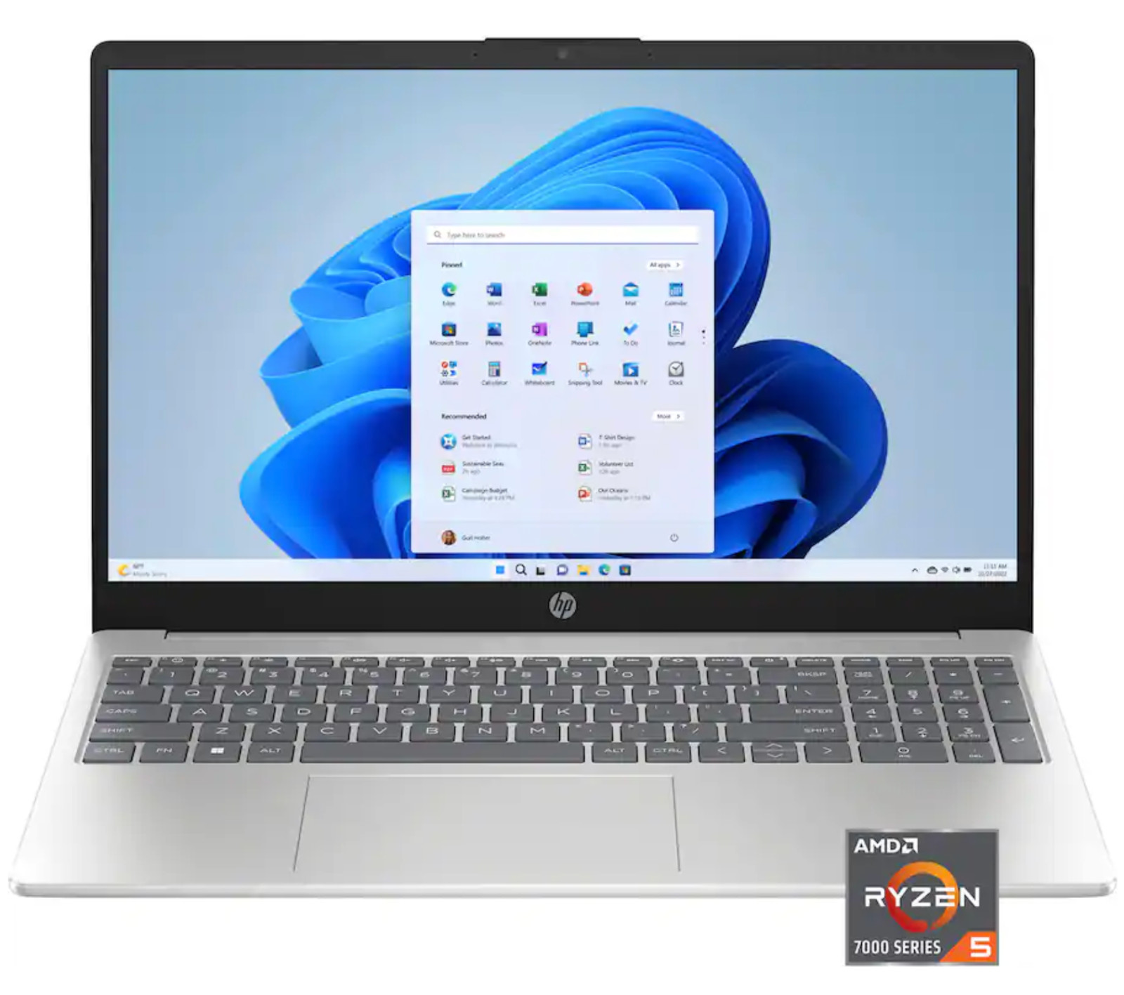 2025 HP Laptop 15-fc0025dx 15.6″ AMD Ryzen 5 7520U 8GB RAM 512GB TOUCH SCREEN