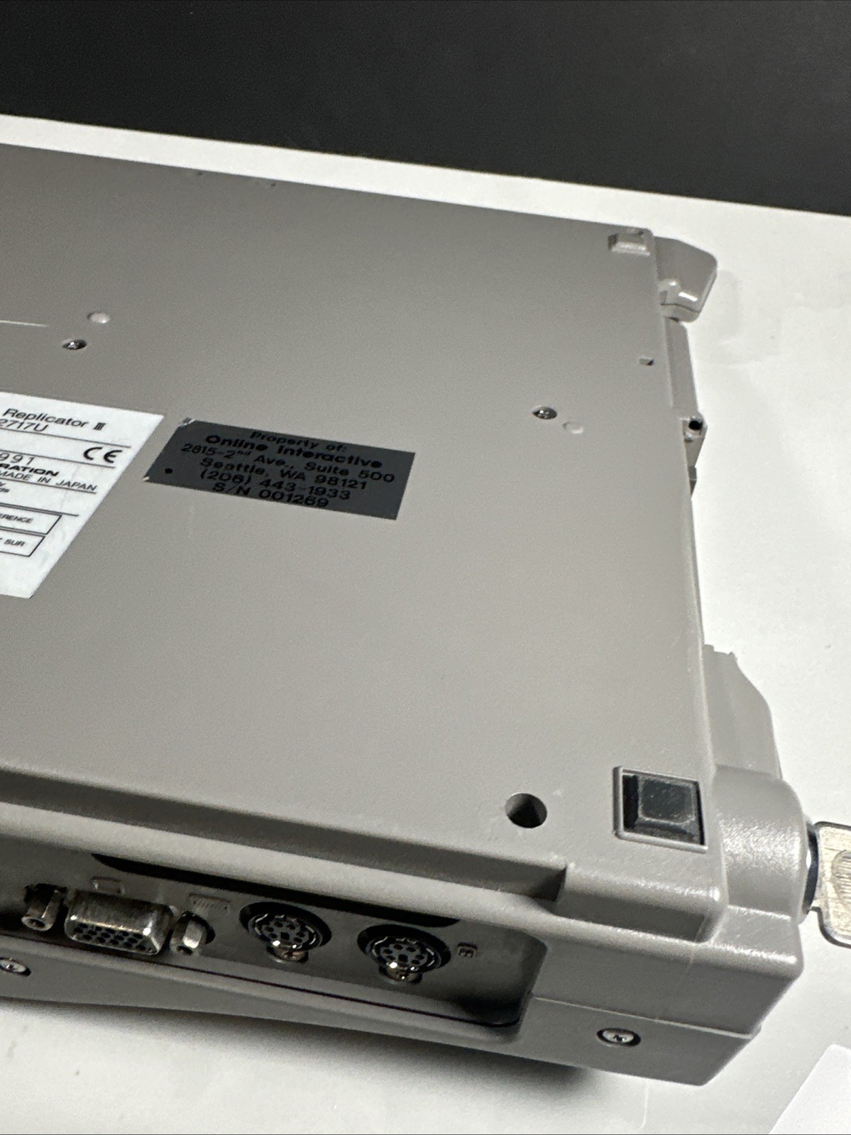 Toshiba Satellite Pro 440CDX Vintage Laptop w/ Port Replicator Charger Boot BIOS