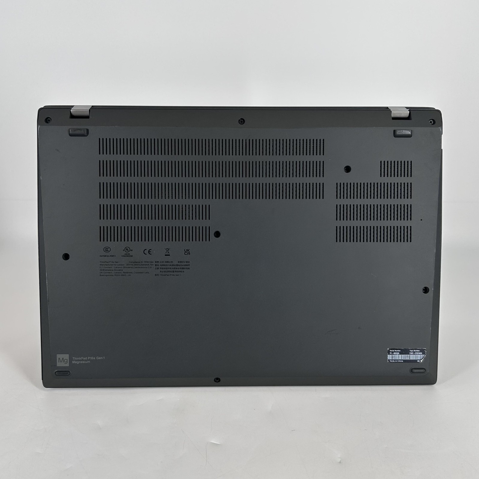 Lenovo ThinkPad P16s Gen 1 2K 1.8 GHz i7-1280P 48GB 1TB NVIDIA T550 FRAME SPLIT