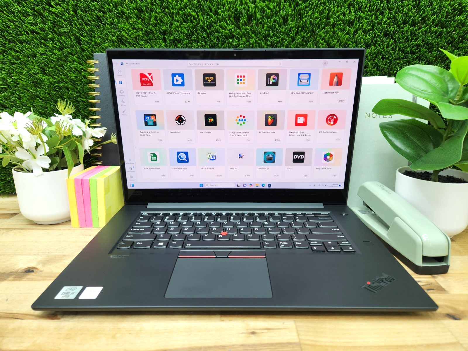 Lenovo ThinkPad P1 Gen 3 15.6″ 4K Touchscreen i9-10885H 32GB 512GB SSD T2000 ~