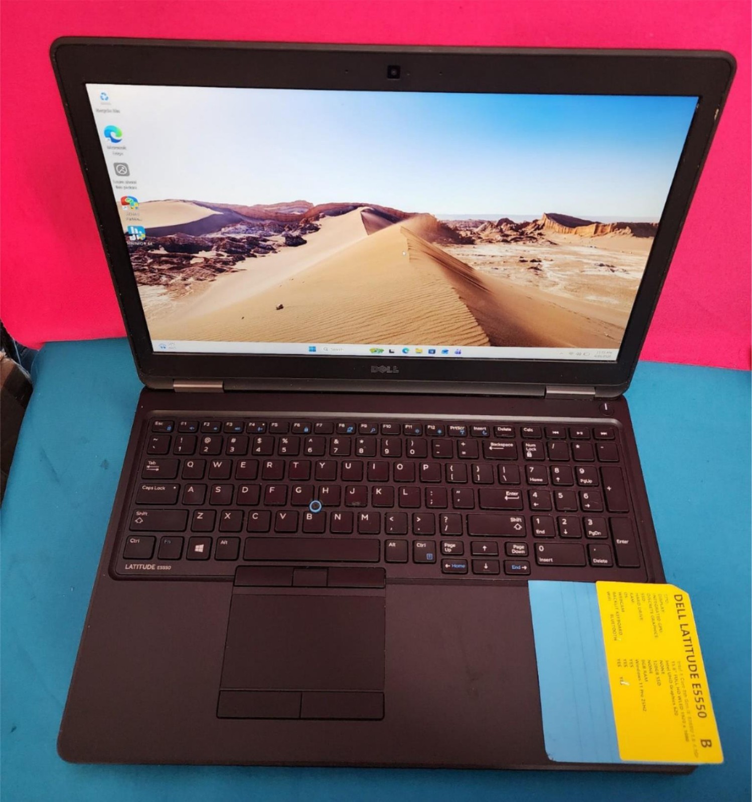 Dell Latitude E5550 15.6″ FHD i5-8365U 1.6GHz 8GB 128GB Thunderbolt Win 11 Pro