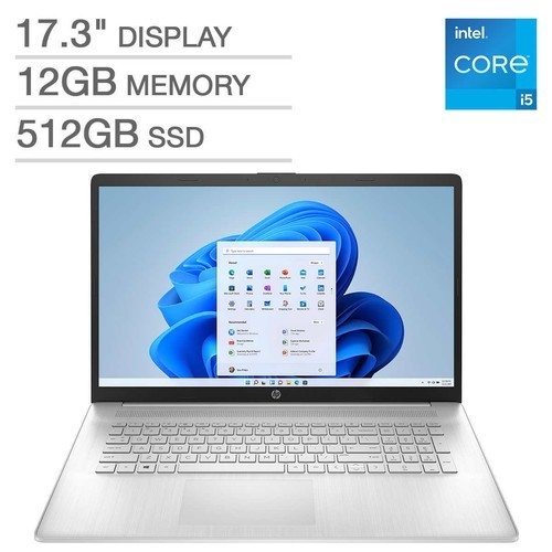 2022 HP 17-cn2063cl 17.3″ FHD IPS Laptop intel Core i5-1235U 12GB 512GB SSD W11