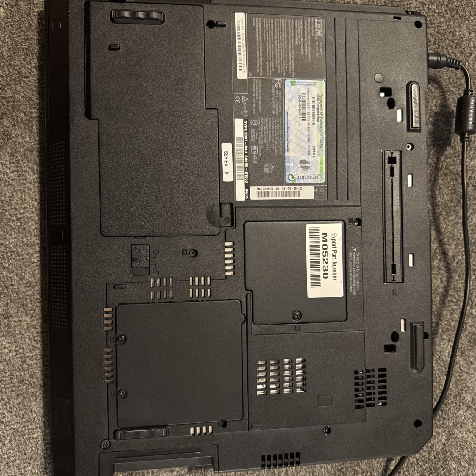 IBM ThinkPad R40 Laptop Windows XP, 15″ SXGA LCD, Works Great